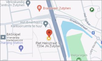Locatie AsiaDirect kantoor in Zutphen, Nederland