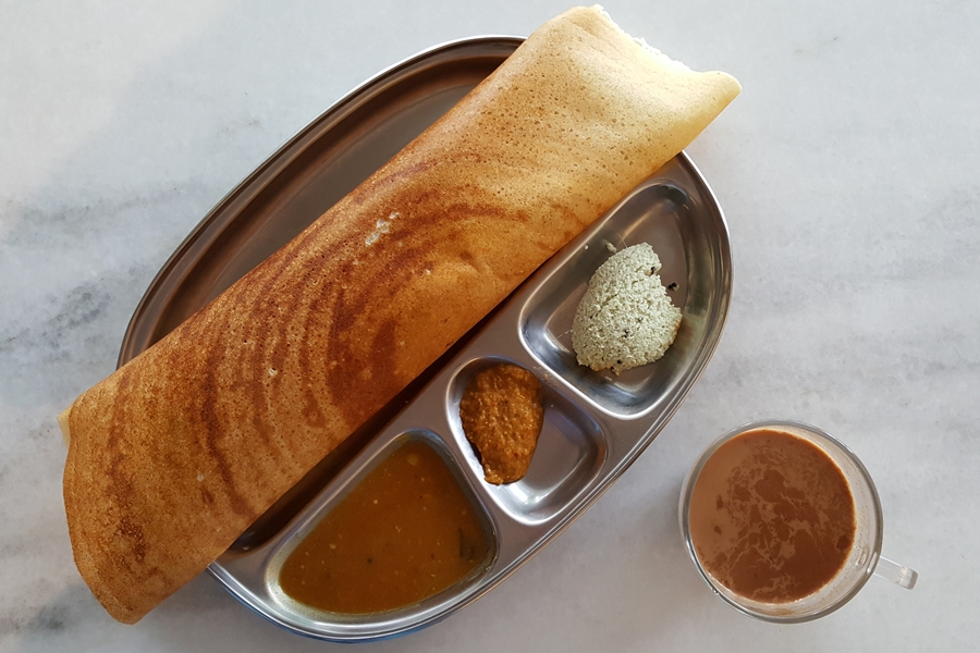 Maleisie eten Dosa