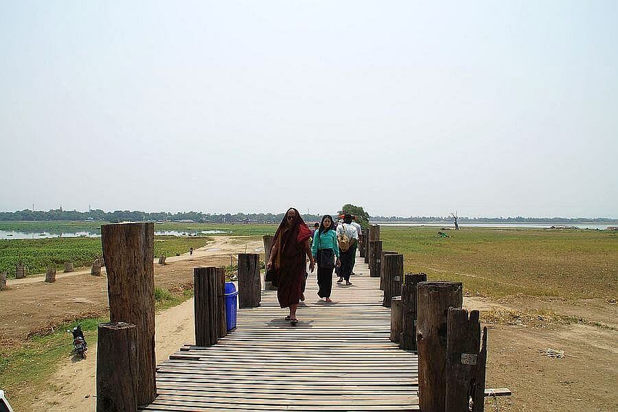 Myanmar Mandalay U Bein brug 01