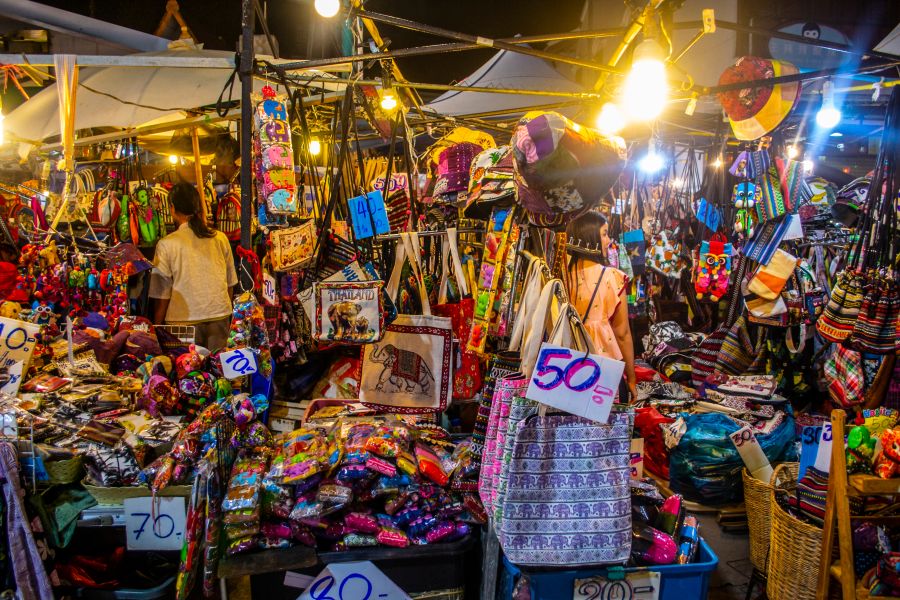 Thailand Chiang Mai avondmarkt