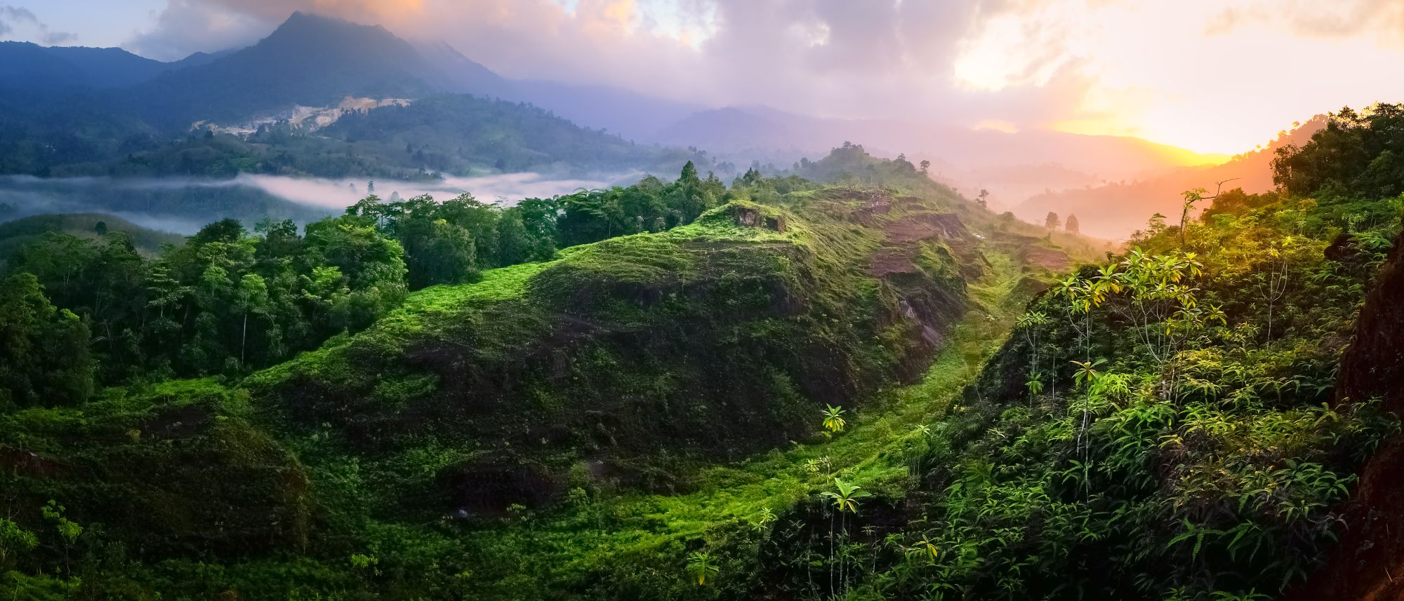 Thailand Noorden Chiang Mai groene heuvels weer