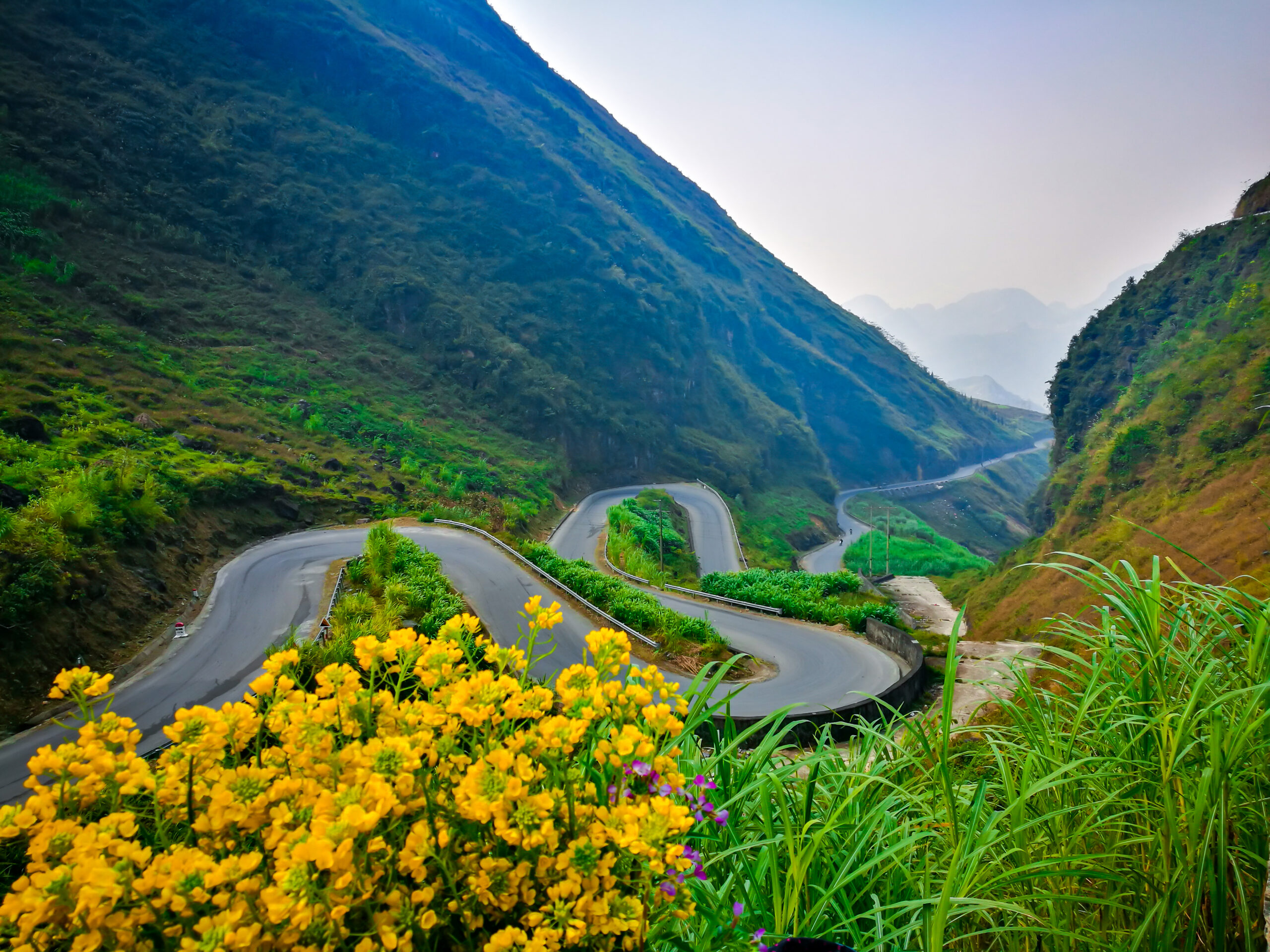 Vietnam Ha Giang Loop landschap geweldige weg landmark