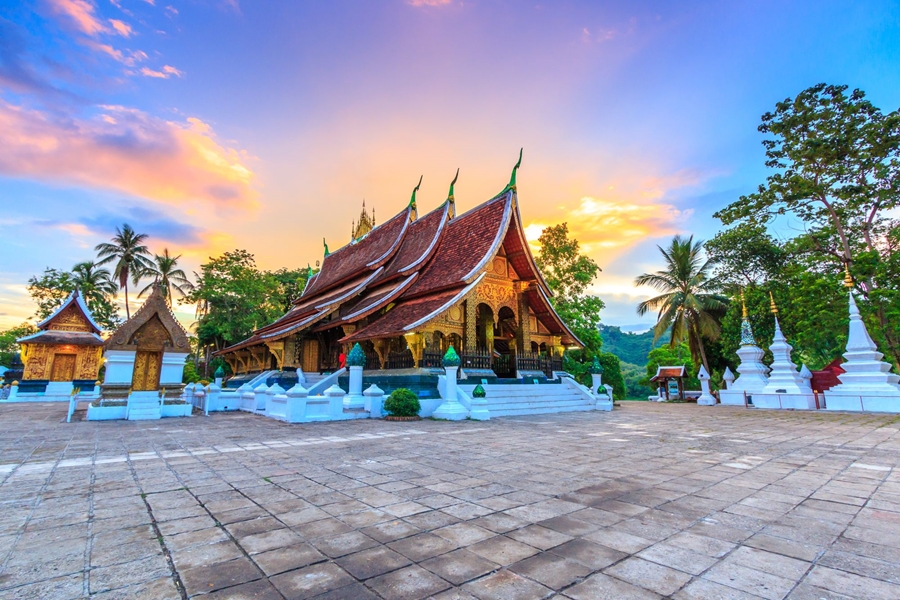 Laos Luang Prabang tempel