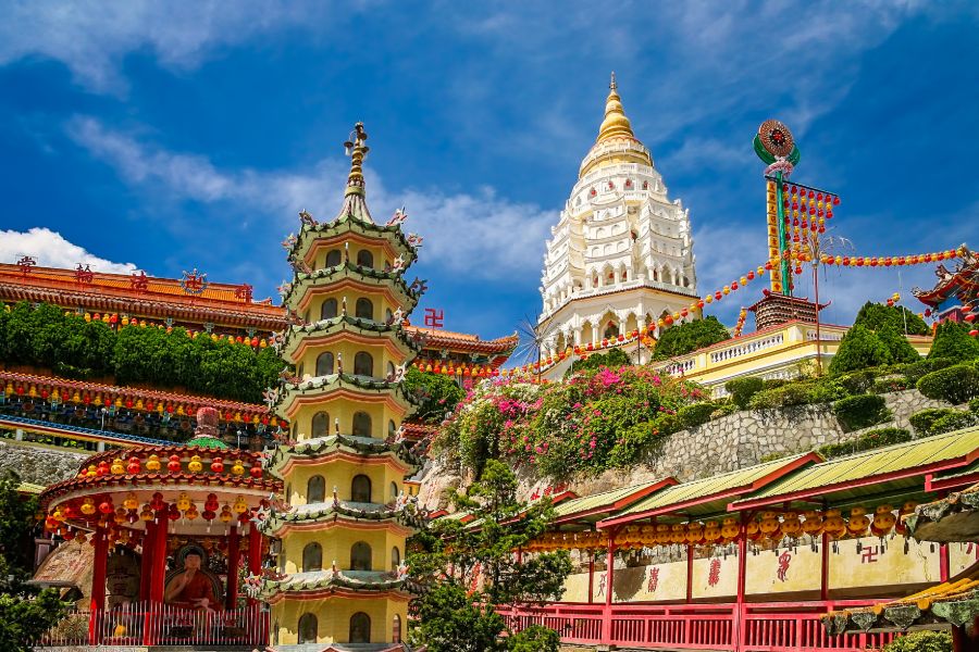 Maleisie Penang eiland Kek Lok Si Tempel