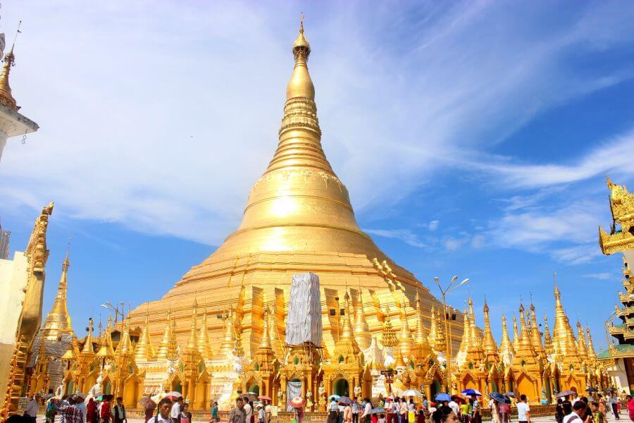 Myanmar Yangon Shwedagon Pagode