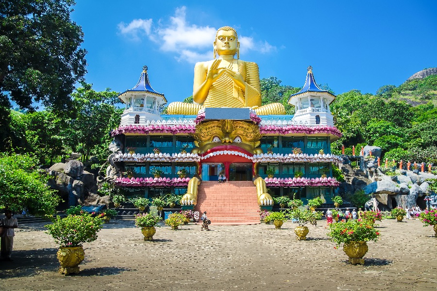 Sri Lanka Dambulla tempel