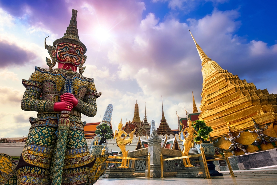 Thailand Bangkok Grand Palace koninklijk paleis