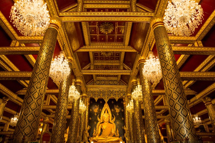 Thailand Phitsanulok Wat Phra Sri Rattana Mahathat Temple