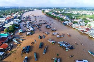 2-daagse bouwsteen Mekong Delta en drijvende markt
