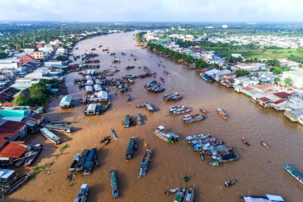 2-daagse bouwsteen Mekong Delta en drijvende markt