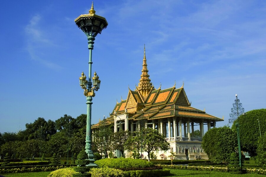 Cambodja Phnom Penh Tempel Architectuur