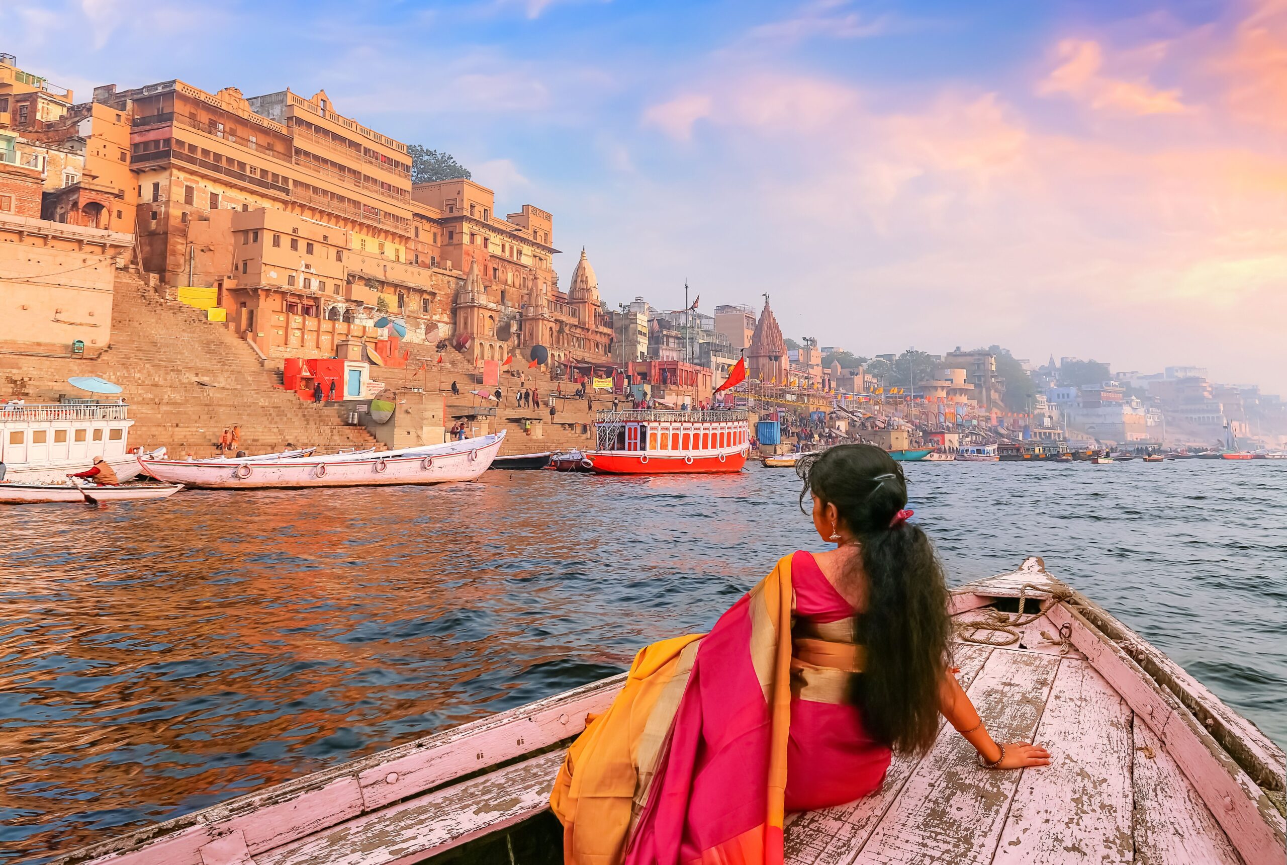 India Veransi Ganges rivier 1