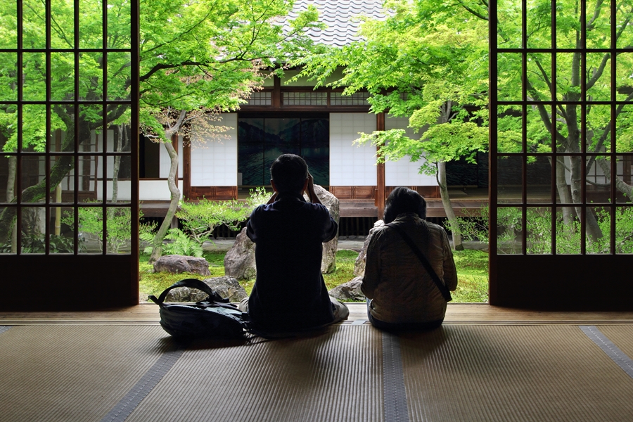 Japan Kyoto Kennin ji zen tuin ryokan