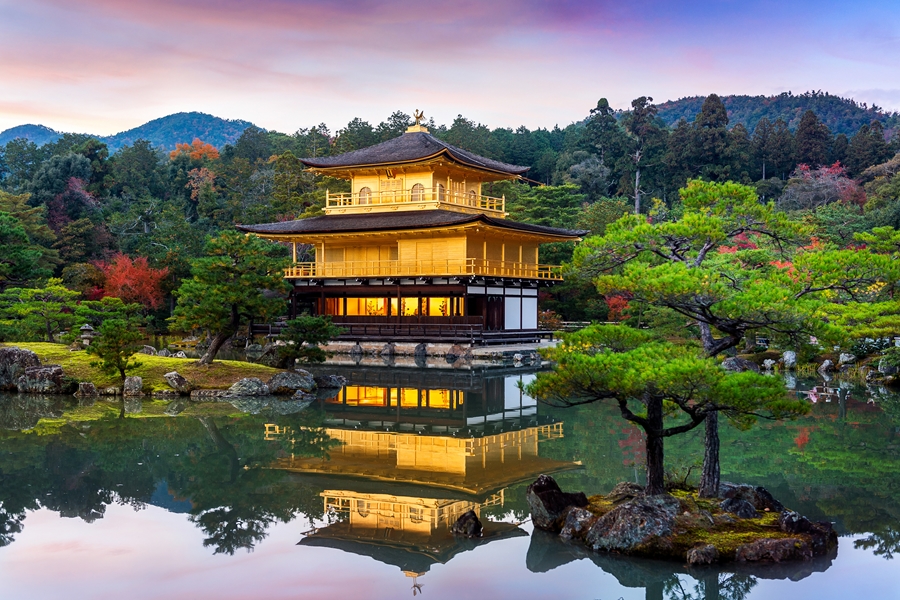 Japan Kyoto Kinkakuji Tempel The Golden Pavilion