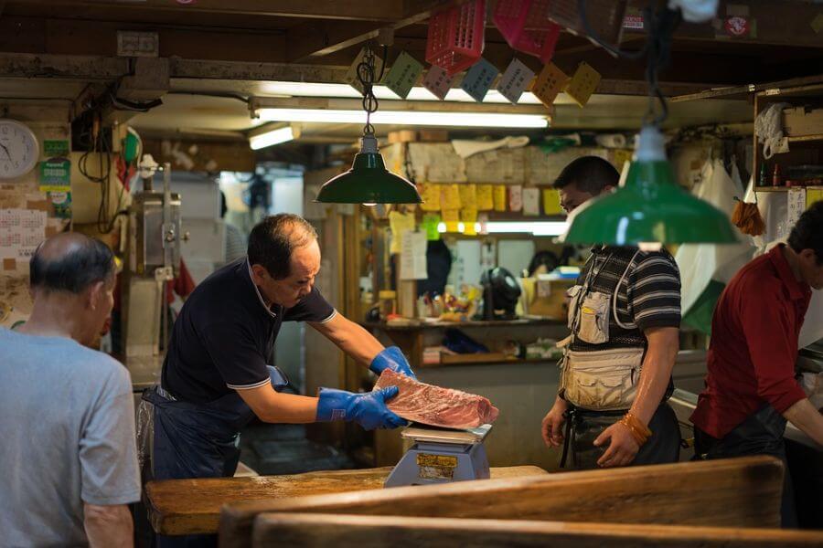 Japan Tokio Tsukiji vismarkt 1