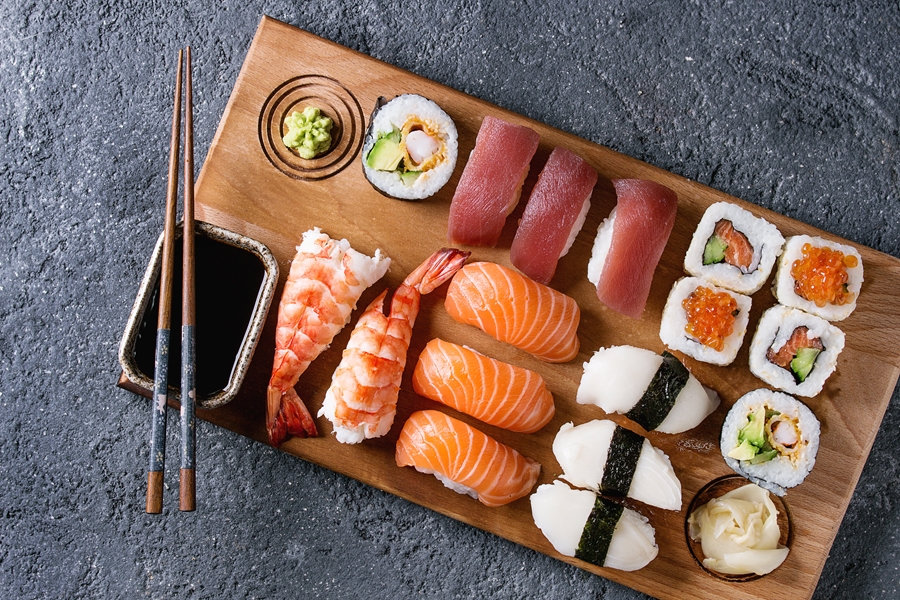 Japans eten sushi sashimi