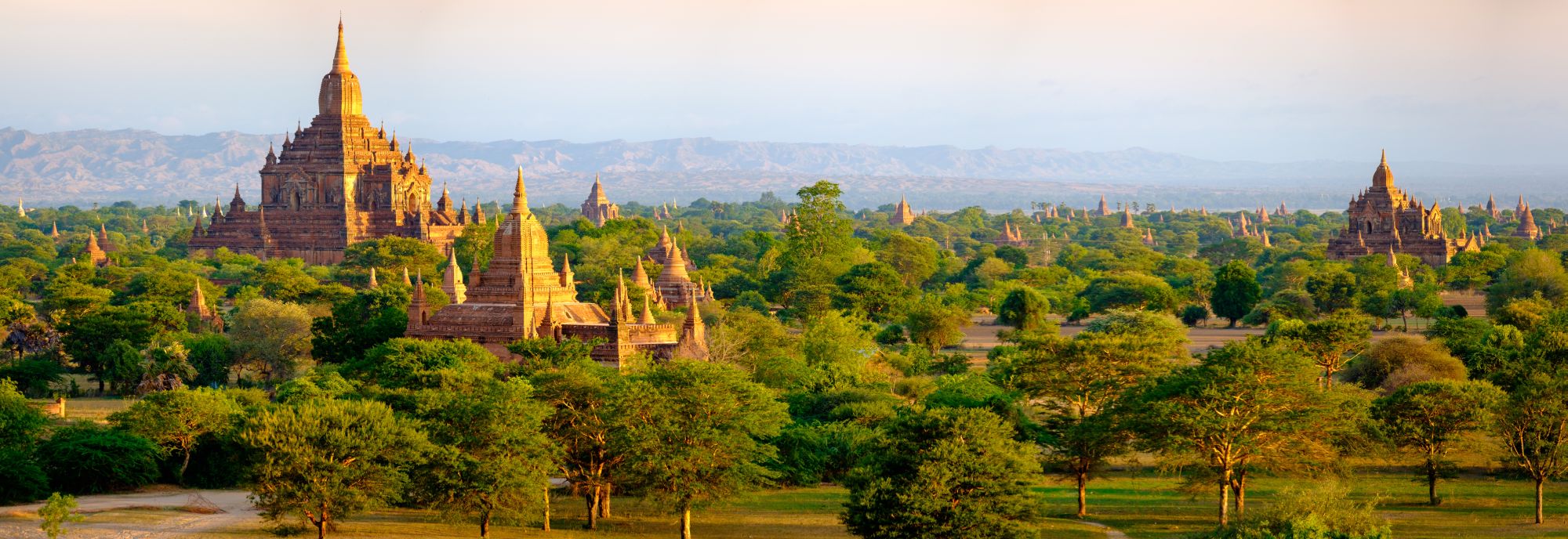 Myanmar Bagan panorama
