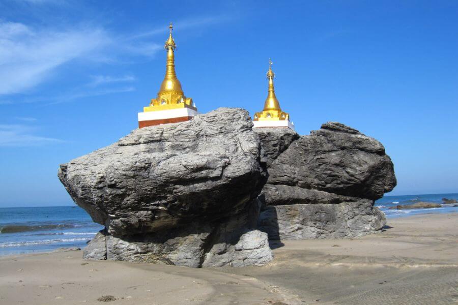 Myanmar Ngwe Saung strand