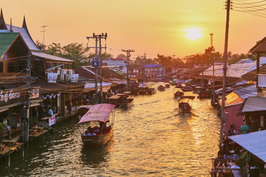 Thailand Amphawa Floating market