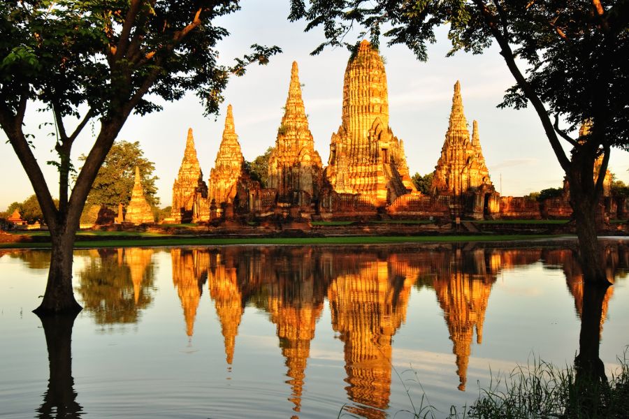 Thailand Ayutthaya Wat Chai Wattanaram tempel