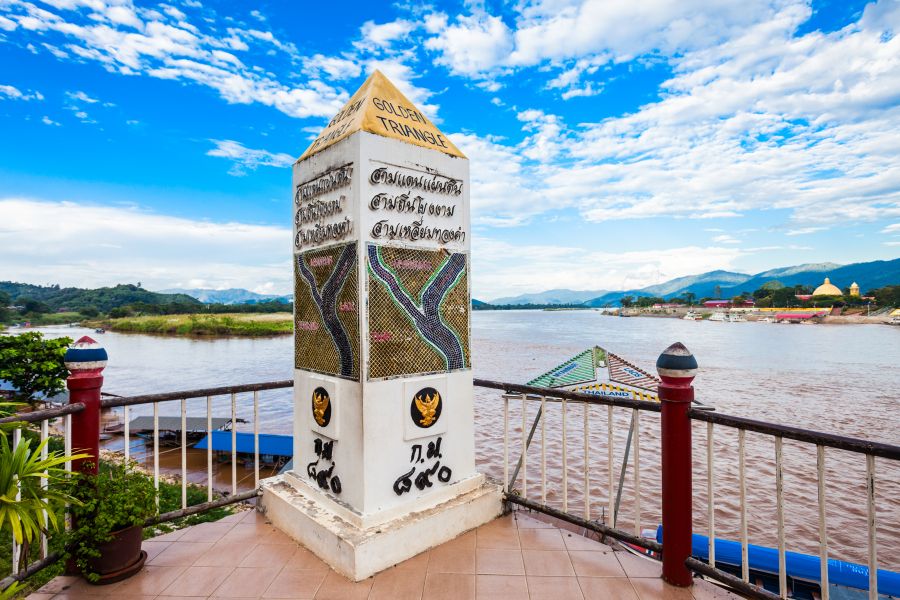 Thailand Chiang Rai Mekong rivier gouden driehoek