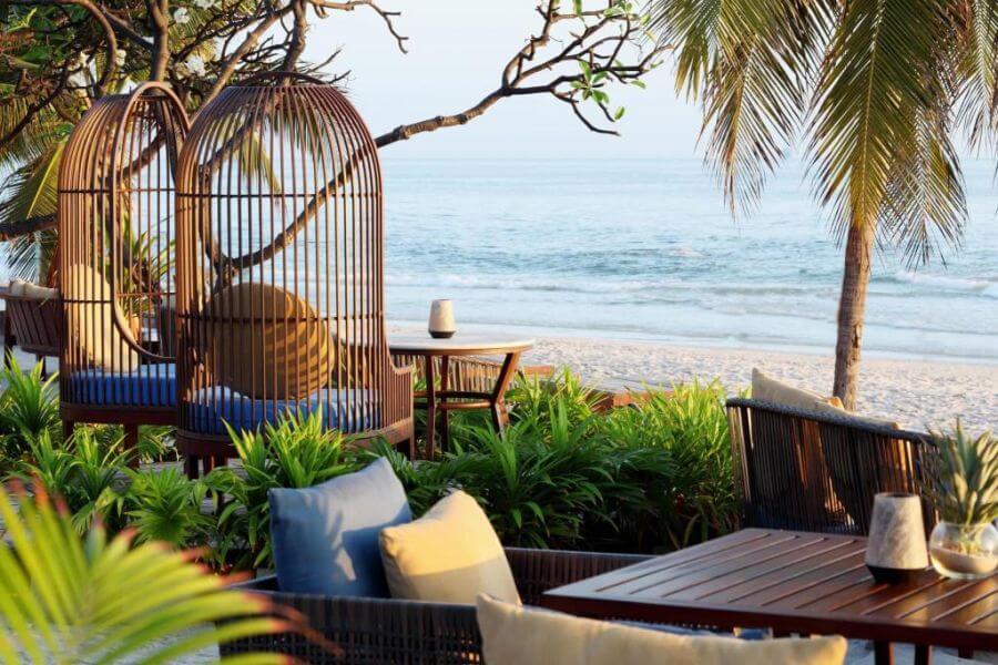 Thailand Hua Hin Centara Grand Beach Resort Strand bar aan zee