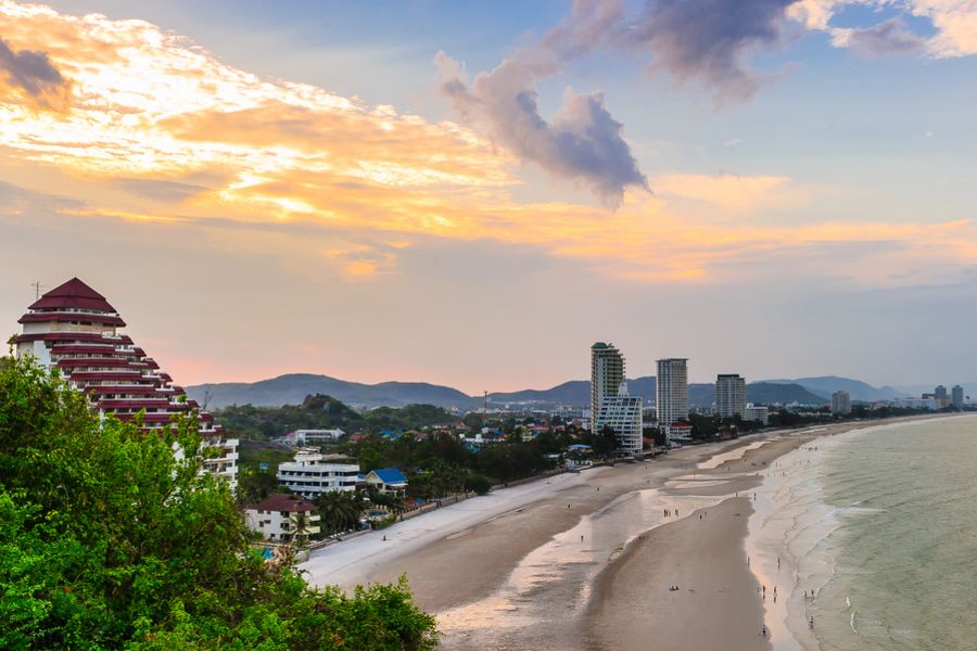 Thailand Hua Hin zonsondergang 2