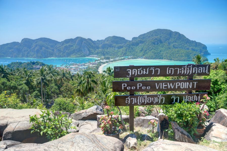 Thailand Koh Phi Phi Uitzichtpunt