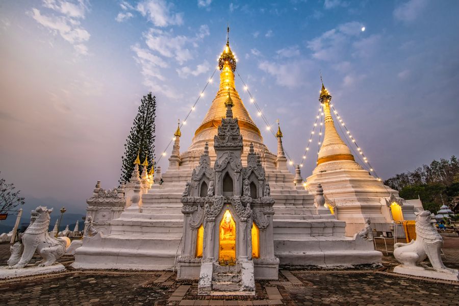 Thailand Mae Hong Son Tempel