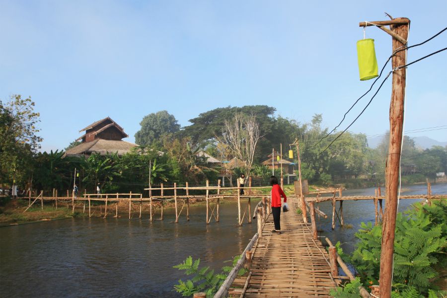 Thailand Pai Houten Brug