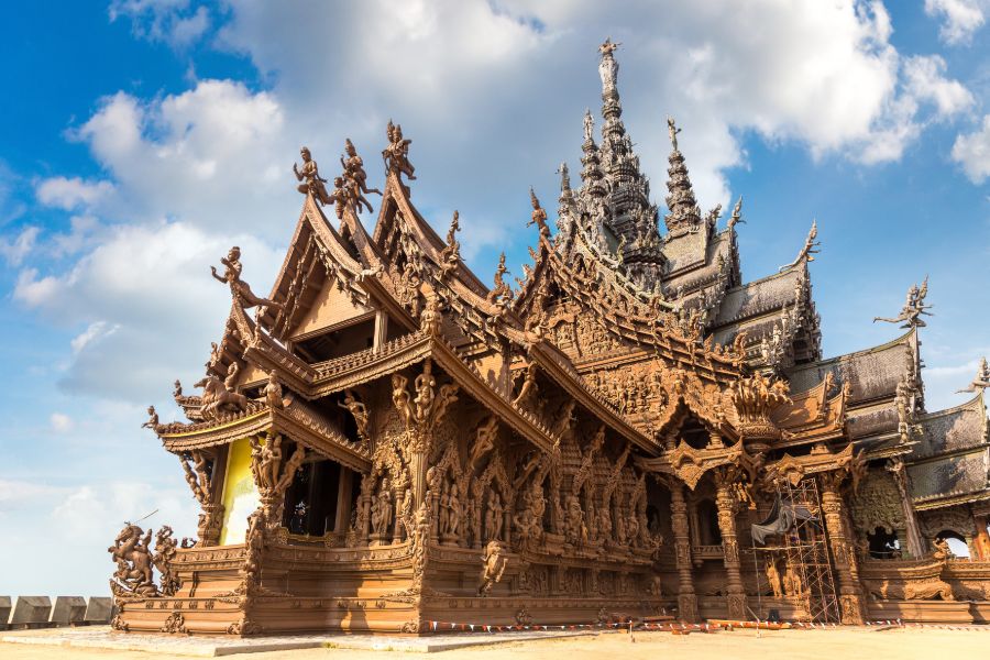 Thailand Pattaya Sanctuary of Truth heiligdom tempel boedhisme