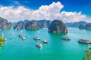 Vietnam Halong Bay overview