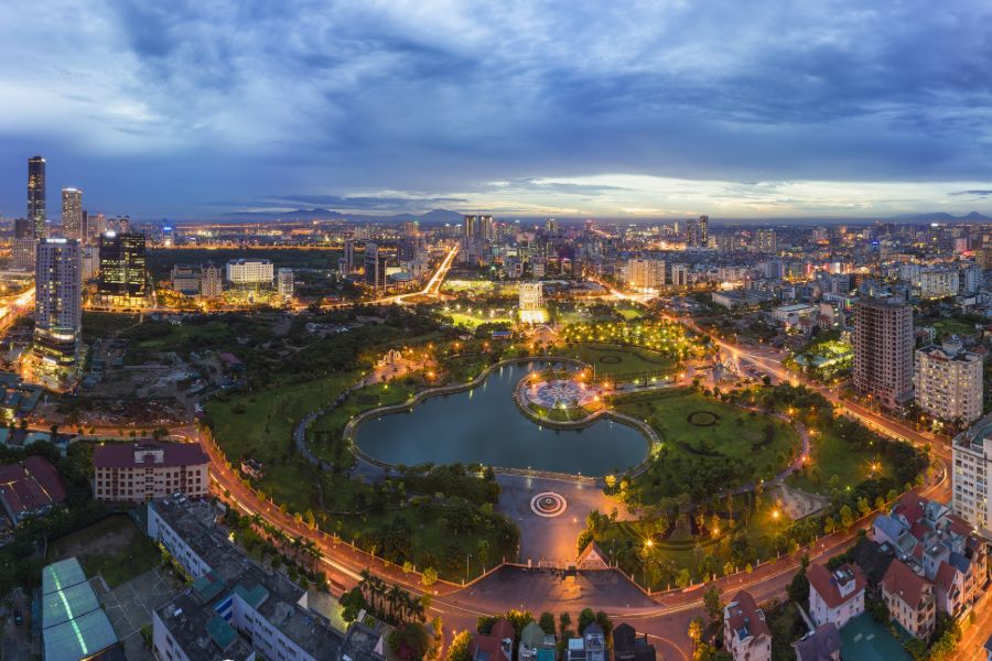 Vietnam Hanoi Skyline