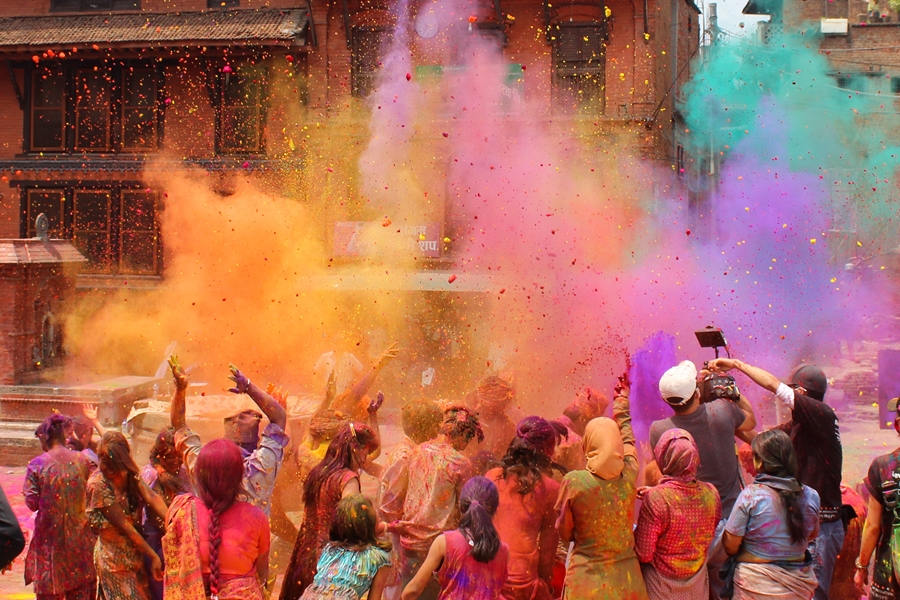 India kleurrijk festival
