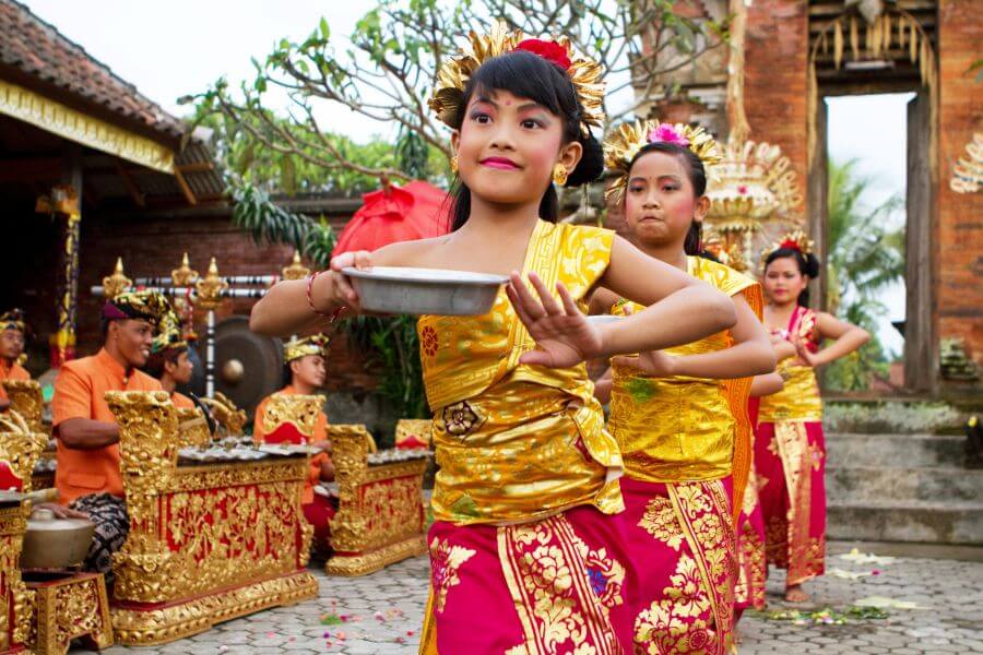 Indonesie Bali Danseressen