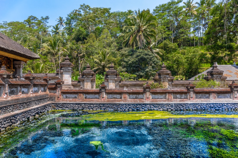 Indonesie Bali Tampaksiring fontein