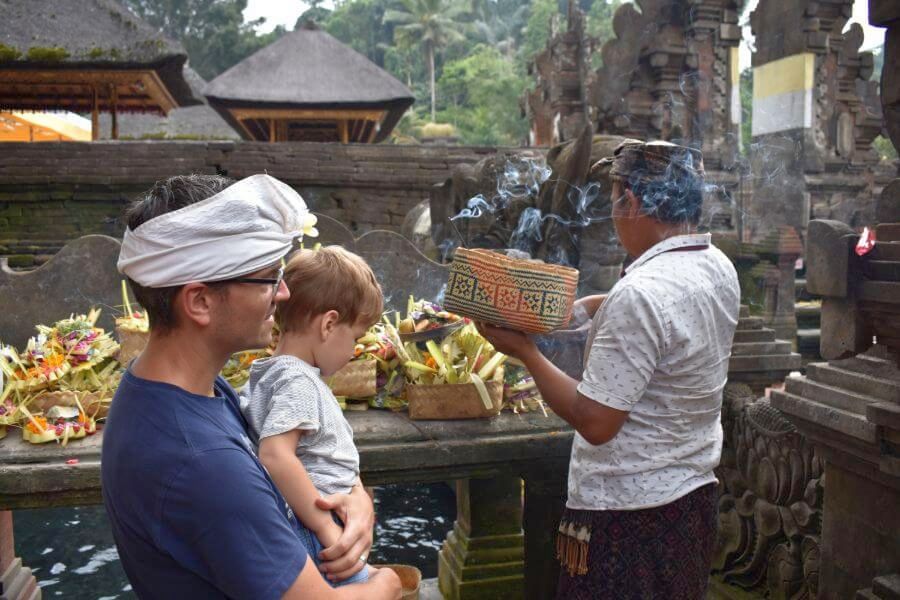 Indonesie Bali Tirta Empul watertempel offer