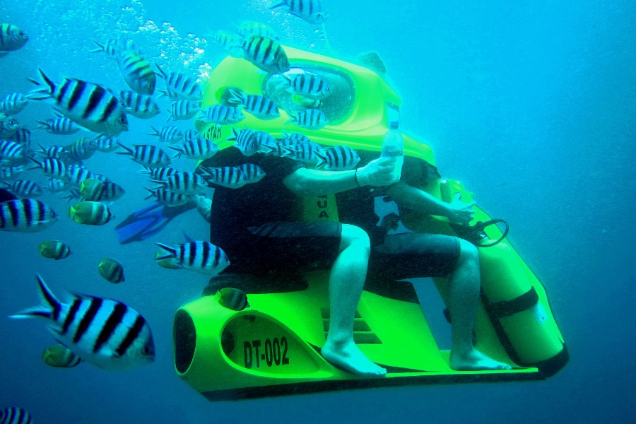 Indonesie Bali onderwaterscooter 1