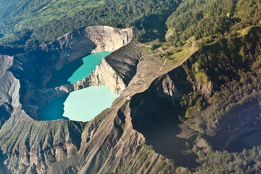 Indonesie Flores Kelimutu vulkaan kraters