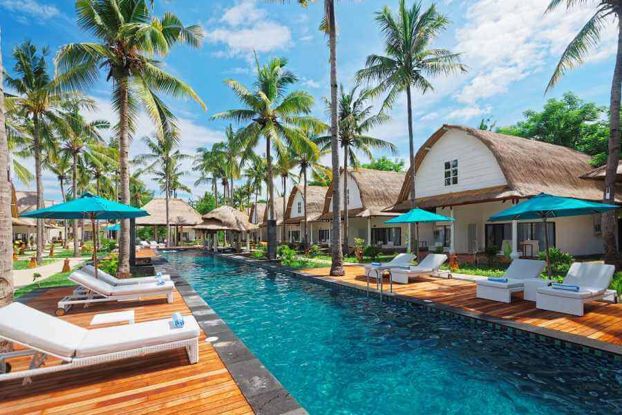 Indonesie Hotel Oceano Jambuluwuk Resort Gili Trawangan