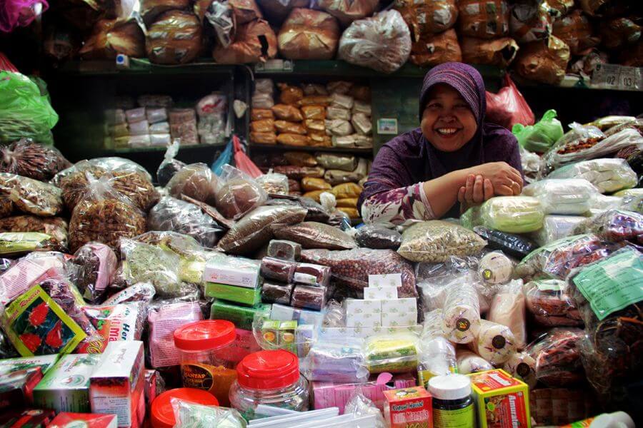 Indonesie Java Jakarta Markt