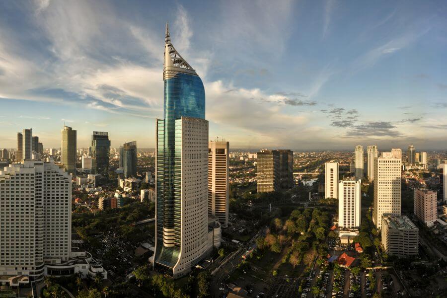 Indonesie Java Jakarta Skyline