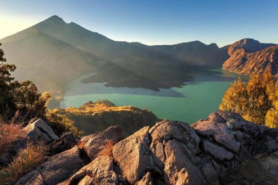 Indonesie Lombok Mt Rinjani trekking. 1