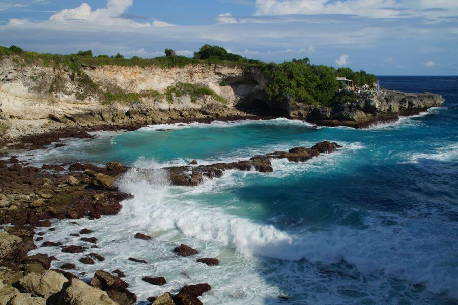 Indonesie Nusa Lembongan Wilde zee