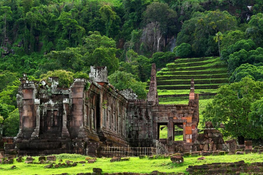 Laos Champasak Wat Phou UNESCO ruine Khmer tempel