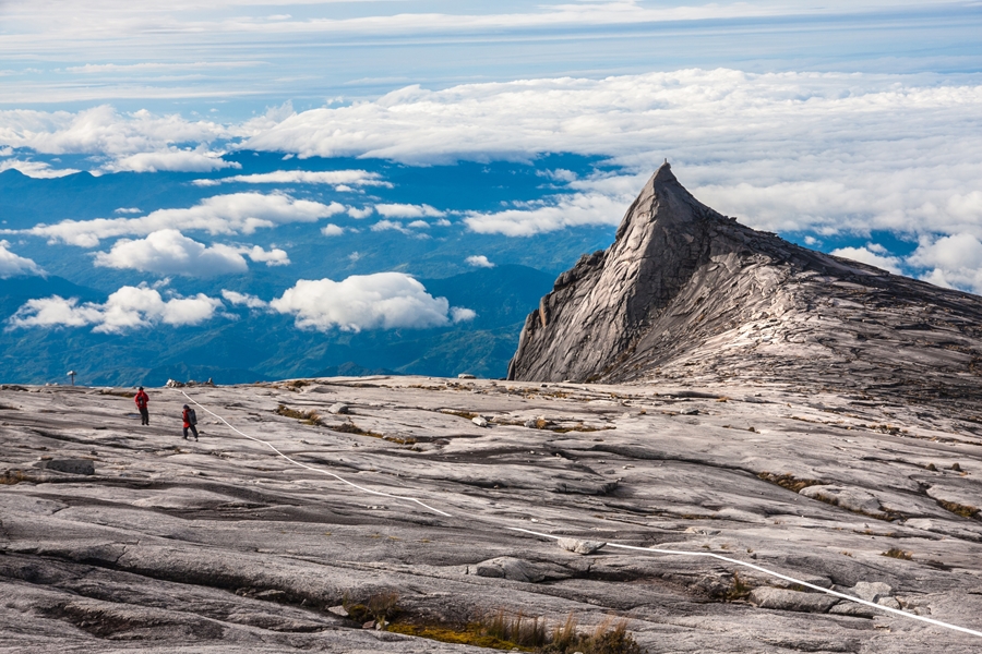 Maleisie Kinabalu Mount bergtop