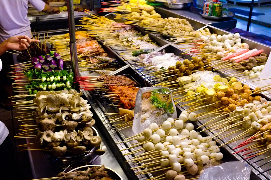 Maleisie Kuala Lumpur Chinatown streetfood eten