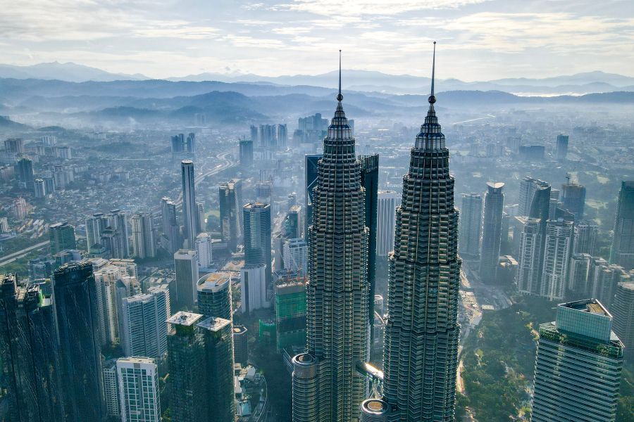 Maleisie Kuala Lumpur Twin towers Petronas