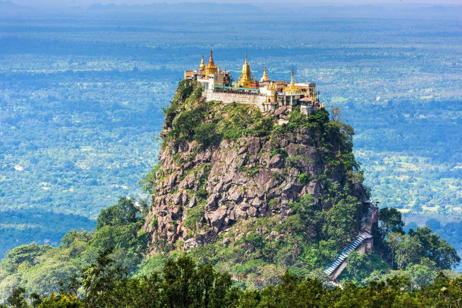 Myanmar Mt Popa vulkaan