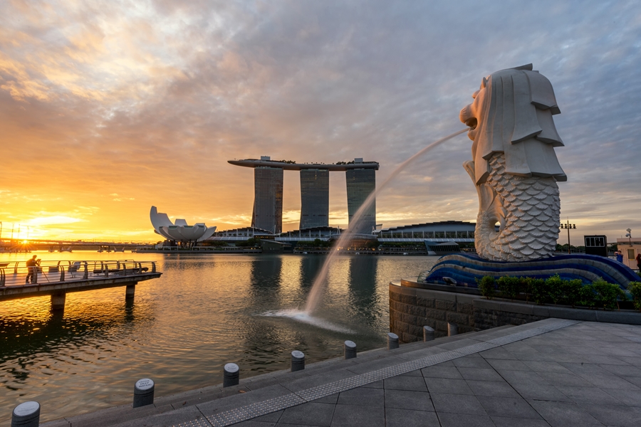 Singapore Leeuw symbool van Singapore